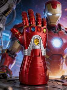 Monogram Marvel 漫威官方授權鋼鐵人奈米手套造型存錢罐，可作硬幣收納盒、家居裝飾、桌面收納盒、儲蓄罐，鋼鐵人無限手套主題禮品，1個裝 - MN-69117 - 查看 6