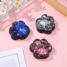 1個貓爪捏捏樂玩具 星空貓爪壓力紓壓玩具 趣味柔軟Taba玩具 Fufu貓爪指尖玩具 柔軟橡膠玩具 可愛貓爪禮物 適合復活節/聖誕節/嘉年華/新年派對生日 - 彩色 - 查看 7