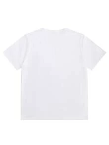 T-shirt da uomo con stampa grafica, stile streetwear pop music, vestibilità regolare, 50% misto cotone, elasticizzata, manica corta, top estivo per tutti i giorni. - nero - Visualizzare 8