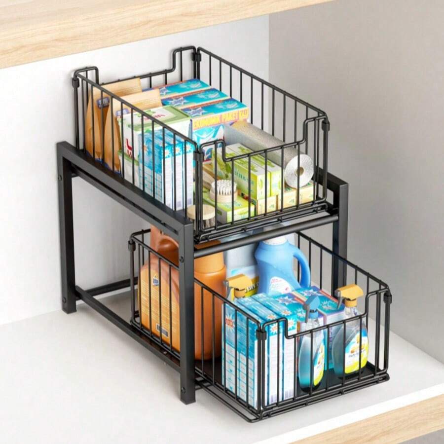 Kitchen Storage Set - Black - View 1