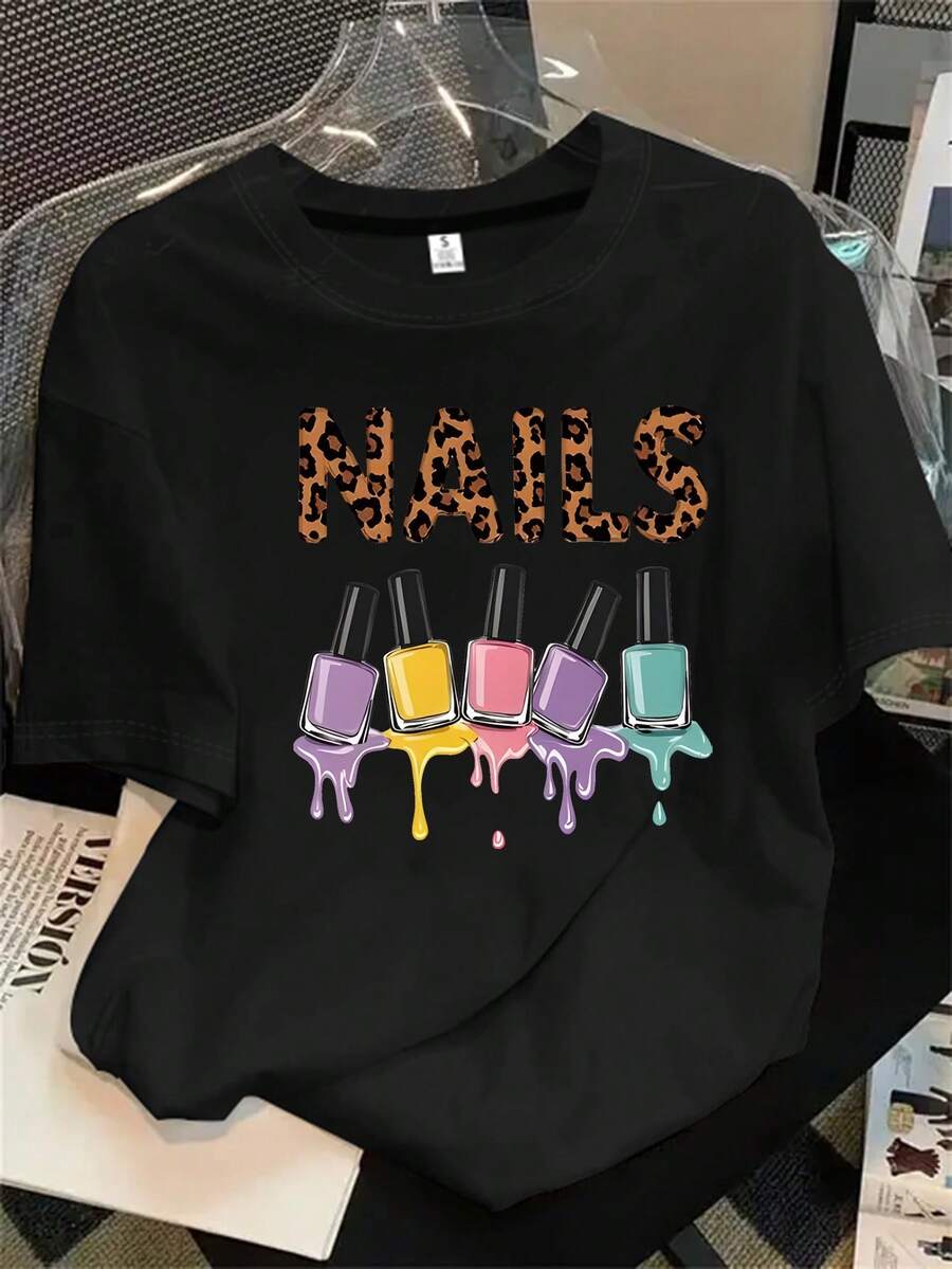 Halloween Graphic T-Shirt - Black - View 1
