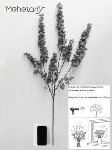 MEHELANY 3/1件 113厘米人造紫色紫藤花环，绿色仿真植物，适用于家居婚礼派对装饰、落地花瓶、阳台、婚礼拱门、室内客厅窗户、墙壁、户外花园悬挂装饰、情人节、母亲节、春季派对、返校季等场合。 - 綠色 - 查看 7