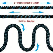 1pc Expandable Garden Hose, 1/2 Inch High Pressure Wash Hose, Magic Irrigation Hose With Universal Connector - A - View 3