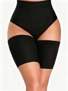 1pc New Seamless Anti-Chafing Anti-Slip Thigh Sleeve, Breathable Anti-Friction Thigh Guard, Elastic Skin-Friendly Thigh Band Suitable For Running, Dancing, Cheerleading, Yoga, Camping, Work, Prevents Rubbing And Friction, Comfortable Anti-Friction Thigh Protective Sleeve - Multicolor - View 3