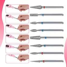 DeDryDS 10pcs Nail Drill Bit Set, Aluminum Foil Packaging, Detachable Diamond Drill Bits, Suitable For Nail Preparation, Manicure, Pedicure And Other Professional Nail Tools - Multicolor - View 9