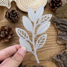 1pc Basic Leaf & Branch Metal Cutting Die For Scrapbooking, Photo Album, Greeting Card, Home Decor, Holiday Blessings, Handmade Craft - Leaf - View 3