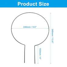 Plant Support2Pcs Round Plant Trellis Acrylic Small Trellis Climbing Plants Indoor Outdoor Plant Support For Hoya Pothos Vine Ivy Monstera Flower Philodendrons Dischidia - Black - View 5
