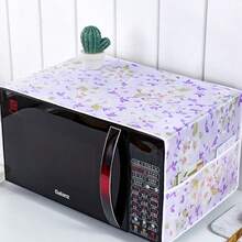 Funda antipolvo impermeable para refrigerador con bolsillos de almacenamiento laterales, protector para la parte superior del refrigerador, organizador de cocina - Ver 51
