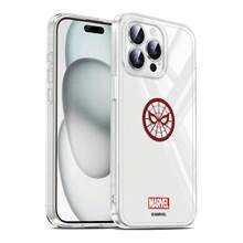 Miniso Marvel 鋼鐵人 美國隊長 蜘蛛人 黑豹 透明防摔軟殼手機保護殼，適用 iPhone 18 Pro Max/18 Pro/17/17 Pro/Air/16 Pro Max/15 Plus/14/13/IP17/15 Pro/12 Pro/11/16 Plus，相容 Apple - 無色 - 查看 2