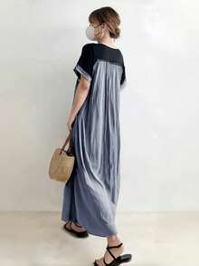 Women Long Dresses - Blue - View 1