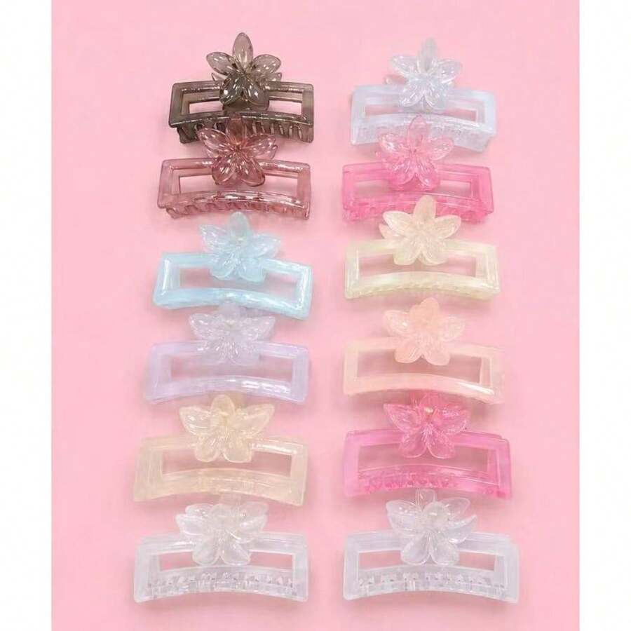 Kit Of 18 Cute Korean Women's Hair Clips (11cm) - Set Of 18 Models - 1805 - View 1