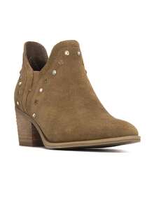 Women's Slip-On Ankle Boots With Heels And Studs, Carmela Model 163147 In Camel Color ✅ Delivery 24/72h To Mainland Spain - Camel - View 4