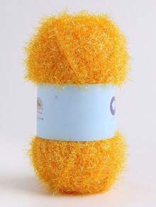 1 pieza Juego de hilo dorado tejido a mano DIY para muñecas - Hilo de vidrio colorido - 1.7oz Verano, Escuela - 50 g de hilo de lana de vidrio de colores - Ver 20