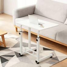 Modern Side Table, Metal Frame, Easy Assembly, Suitable For Living Room, Bedside, Balcony, Home Decor, Bedside Table With Wheels, Movable Sofa Side Table, Small Desk, Dining Service Cart, Easy To Install. - Multicolor - View 10
