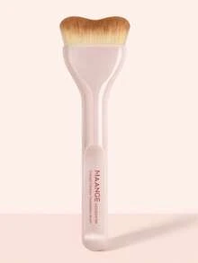 MAANGE 1PC Curved Contour Foundation Brush, Professional Makeup Tool, Great Gift For Women, Soft Blending Brush For Daily & Professional Makeup Use - Multicolor - View 11