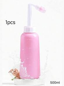 1pc Portable Travel Perineal Wash Bottle, Leak-Proof Female Cleansing Spray Bottle, Large Capacity Handheld Portable Bidet Washer, 350ML, Random Style Packaging Box And Bag - Multicolor - View 12