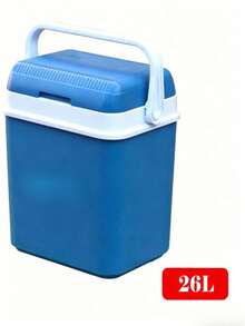 Portátil Nevera Portátil Aislamiento Térmico 26L 32L Resistente Ligera Nevera de Playa para Familias Práctica Nevera Rígida para Camping Picnic Viaje Caja Térmica - Azul - Ver 12