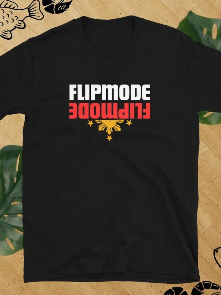 Camiseta unisex, Camiseta de Hip Hop Filipino Flipmode: Inspirada en Busta Rhymes, blusas para mujer, camisas de mujer, blusa, camisas, Tela ligera y transpirable, Moderna y atractiva, Ropa casual diaria, Vacaciones de verano, Ropa casual,Lightweight, Breathable Fabric,Trendy Cute, Daily Casual Wear,Summer Vacation, Casual Wear - Negro - Ver 1