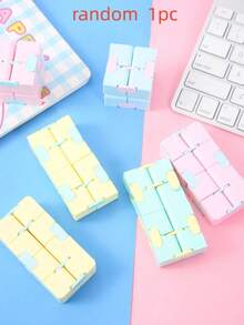 Cubo Infinito Juguete Creativo, Cubo Fidget, Cubo Macaron de Bolsillo - Versión actualizada - Ver 10
