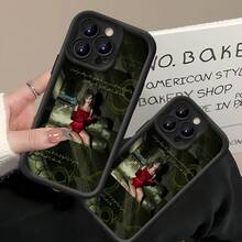 Tema de la serpiente roja y verde de Taylor Swiftfunda de teléfono Fundas compatibles con ,Apple,VIVO,OPPO,,, y Honor.Fabricadas en silicona TPU,ofrecen protección contra golpes y caídas. - Negro - Ver 4