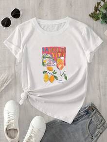 Halloween Graphic T-Shirt - 白色 - 查看 1