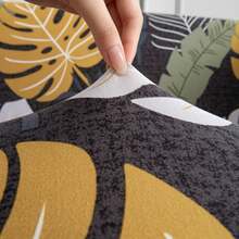 1 buah Sarung Sofa Motif Tanaman, Tahan Debu dan Noda, Pelindung Sofa Elastis Satu Bagian yang Menutupi Seluruh Bagian, Dekorasi Ruang Tamu, Dekorasi Sofa 1/2/3/4 Dudukan, Universal untuk Semua Musim, Dapat Dicuci dengan Mesin, Sarung Bantal Tidak Termasuk - MultiWarna - View 3