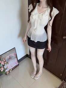 Women Tops - White - View 5