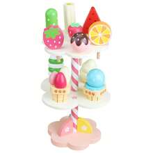 1pc Color Box Packaged Ice Cream Stand Toy, Suitable For Role Play With Companions, Develops Hands-On Ability And Logical Thinking, Parent-Child Interaction Toy, Perfect Gift For Birthday/Christmas/Halloween - Multicolor - View 5