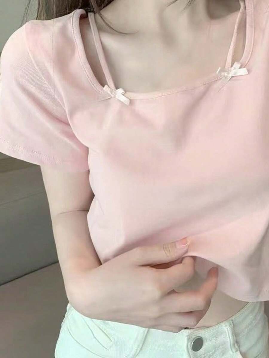 Women Tops - Pink - View 1