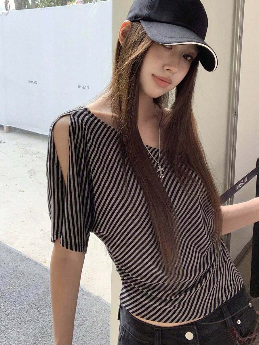 Women Tops - Grey - View 1