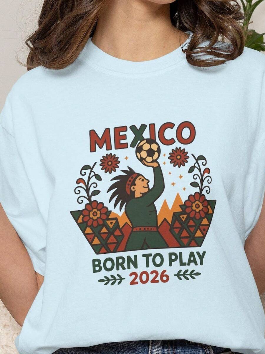 Colores de Confort ®   Camiseta de Fútbol de México 2026, Camiseta Retro de Fútbol de México, Camiseta de Fútbol Mundial Viva México, Camiseta para Fanáticos, Camiseta con Insignia de México - Negro - Ver 1