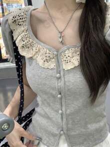 Women Tops - Grey - View 3