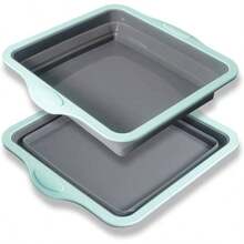 antiadherente molde desmontable redondo Cheesecake Pan leakproof Pastel Pan Bakeware sueltos base Cake Molde Bakeware de enclavamiento, Negro - inicial - Ver 2