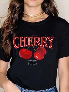 Women T-Shirts - Black - View 1
