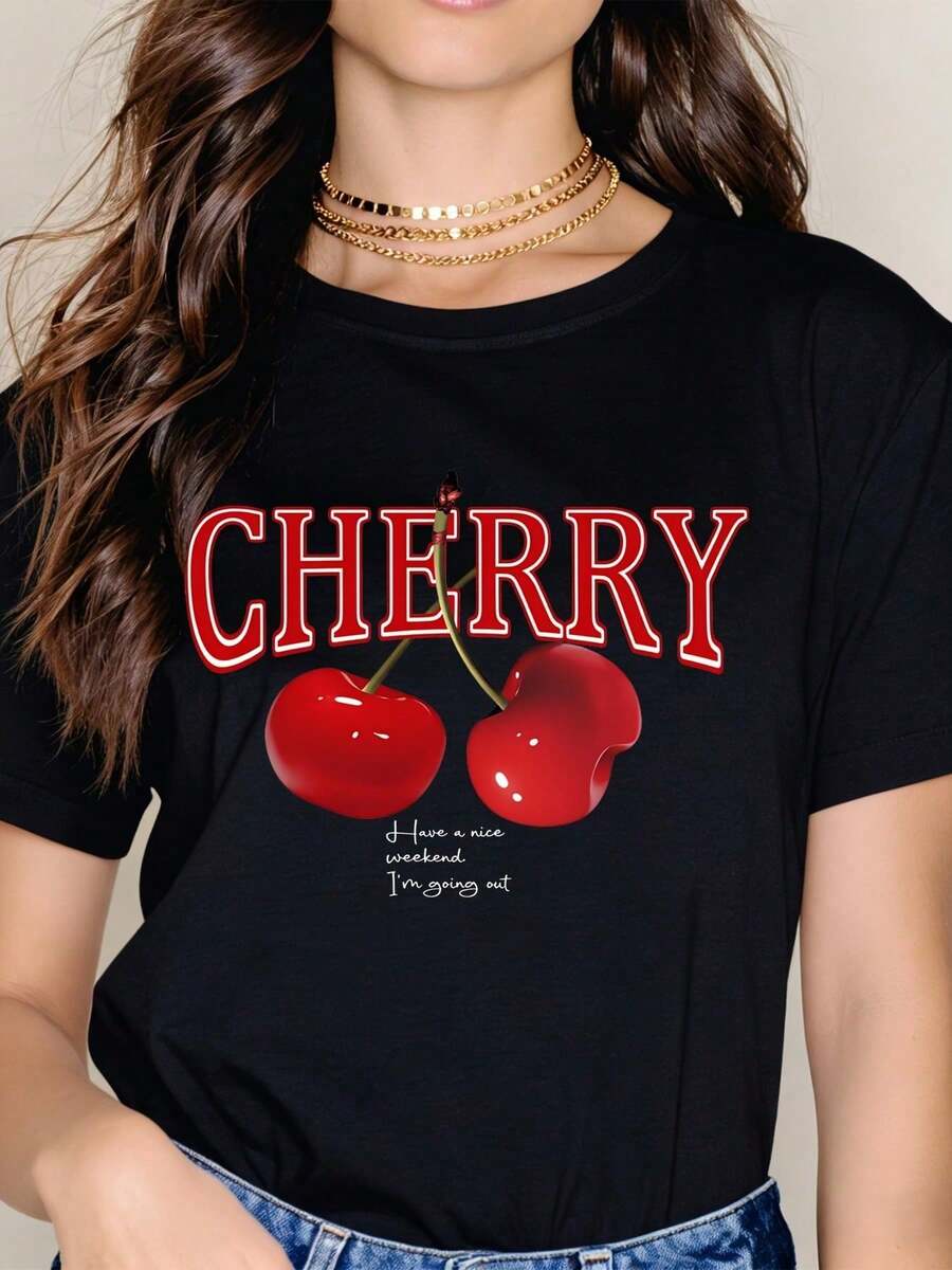 Women T-Shirts - Black - View 1