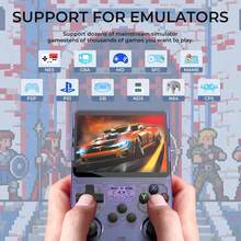 YIYI R36S Retro Handheld Game Console, 3.5-Inch Large IPS Screen, Built-In 20000+ Classic Games, 3500mAh Battery, Open Source Linux System, Portable Pocket Video Game Player - View 6