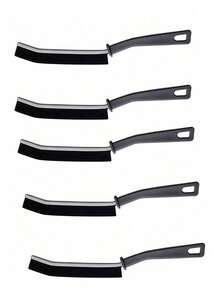 5pcs Multi-Functional Long Handle Cleaning Brushes Set, Crevice Cleaning Brush, Multi-Purpose Cleaning Brush Tools, Bathroom Crevice Brush, Small Cleaning Brush, Tile Grout Brush, Kitchen Brush, Stainless Steel Cleaning Tools, No Power Needed, Suitable For Living Room, Bedroom, Bathroom, Kitchen, Furniture - Medium Strength Handle Brush, Strong Cleaning Ability, Household Essential - Multiple Styles - View 8