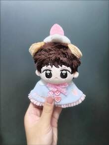10cm/13cm 娃娃衣服套裝系列，娃娃換裝服飾，套裝，娃娃配件，毛絨娃娃衣服，名人粉絲周邊娃娃衣服，適合14歲以上青少年與名人粉絲，派對禮物（不含娃娃） - 彩色 - 查看 9