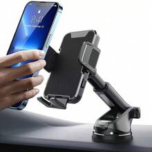 Car Phone Holder With Suction Cups, For New Accessories, Offering A Unique Driving Experience. - Black - View 7