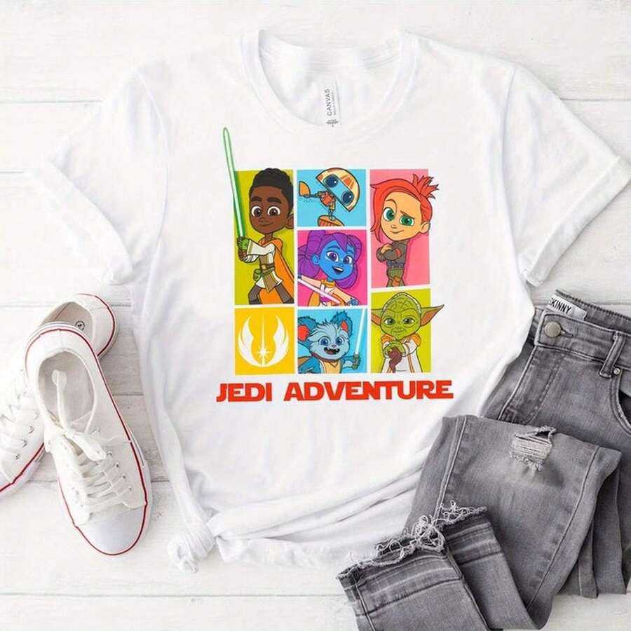 Young Jedi Adventures Grid Group Set, Retro Set, Family Matching Set, Galaxy's Edge Set. - 白色 - 查看 1