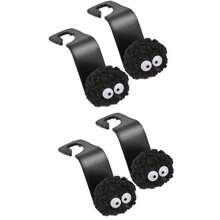 Cute Coal Ball Car Seat Hook, Rear Headrest Storage Hook, Car Interior Organizer Decoration - Coal Briquettes - View 10