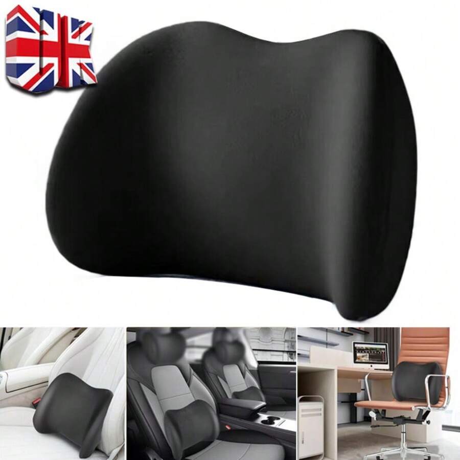 Memory Foam Lumbar Back Support Cushion Seat Chair Pillow Office Car Posture -UK - UK-c346001 - View 1