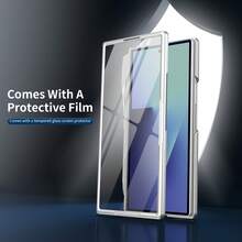 1 buah Casing Lipat Multi-Warna Hadaasi dengan Stand Putar Magnetik Terintegrasi, Pelindung Layar Kaca Tempered Terpasang, Slot Pena untuk S Pen, Penutup Engsel Ganda, Penutup Flip Mikro-Matte, Perlindungan Seluruh Bodi, Anti Jatuh, Kompatibel dengan Pengisian Daya Nirkabel, Casing Pelindung Kokoh untuk Samsung Galaxy Z Fold 8/Z Fold 7/Z Fold 6/Z Fold 5/Z Fold 4/Z Fold 3 - MultiWarna - View 7