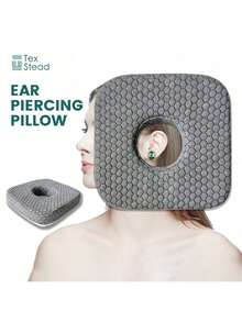 1pc Decorative Side Sleeper Ear Hole Pillow, Pillow With Ear Hole, O-Shaped Side Sleeper Pillow, Ear Protection Pillow - White - View 15