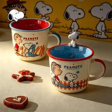 Snoopy Abebe 可愛量杯，家用早餐杯，情侶禮物，新品到貨批發 - 彩色 - 查看 5