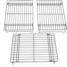 Rejilla de enfriamiento apilable de 1/2/3 niveles, material de acero inoxidable, rejilla de horneado plegable, adecuada para enfriar pasteles, galletas, pizza, carne, pan, antiadherente y fácil de limpiar, uso en múltiples escenarios - regalo ideal para entusiastas de la repostería y inauguración de casa - Ver 8