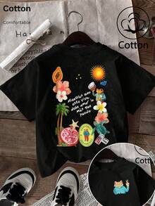 Women T-Shirts - Black - View 1