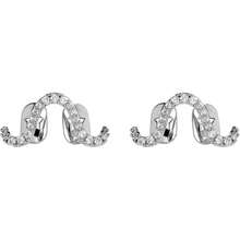 Grillz - Grillz para tus dientes, cubierta dental dorada, 2 piezas chapadas en oro de 14K con diamante Möbius para un solo diente, para hombres y mujeres - Plata1 - Ver 9