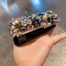 Stapler Kristal Berlian Imitasi Mengkilap, Stapler Kertas Portabel 1-20 Halaman, Aksesori Meja Dekoratif, Mendukung Stiker DIY, Perlengkapan Alat Tulis Praktis, Hadiah Sempurna untuk Pesta, Kantor Rumah, Dekorasi Kelas - Beraneka warna - View 10