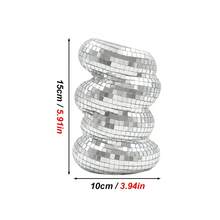 1 buah/2 buah Vas Disko Multifungsi, Vas Spiral Minimalis Unik untuk Dekorasi, Vas Plastik Tempat Pena, Wadah Penyimpanan Kuas Makeup, Dekorasi Rumah - MultiWarna - View 10